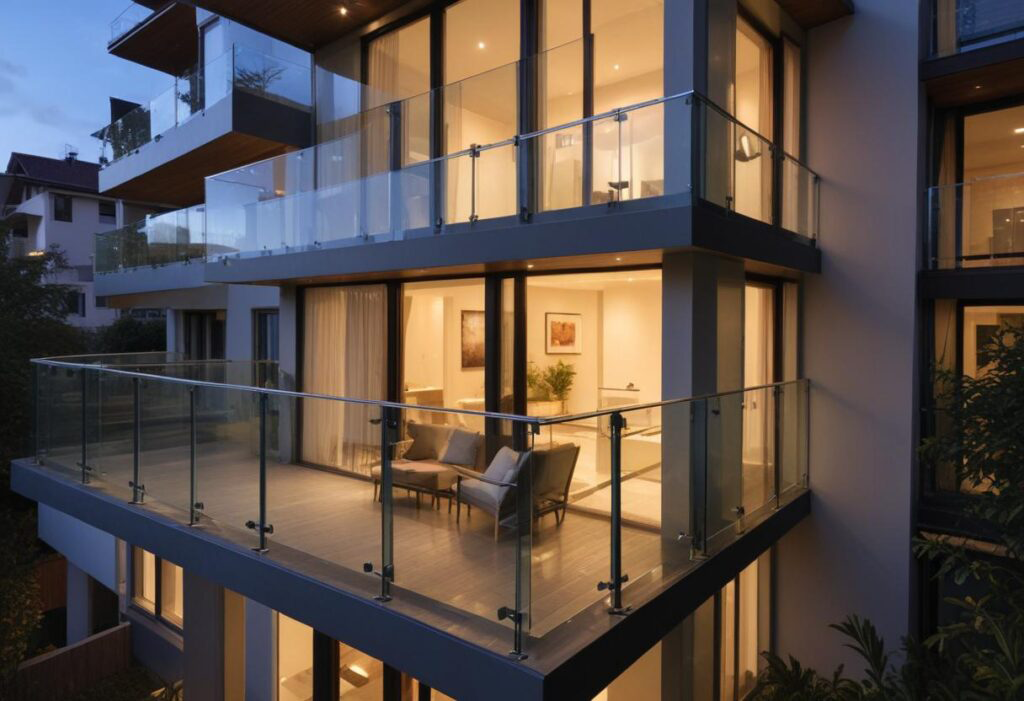 Стеклянные ограждения