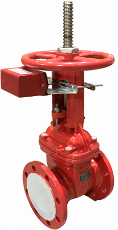 Клиновая задвижка с выдвижным штоком